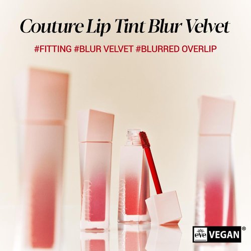 Espoir Couture Lip Tint Blur Velvet #2 Moonlit 0.19oz | Natural Blurry Color Liquid Lipstick | Long-Lasting Smudge-Proof Fixing Lip Stain | Lightweight Matte Finish without Oil | Korean Lip Makeup