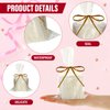 Tudomro Clear Soap Bags for Packaging Soap Wrappers Transparent Cellophane Bags with Soap Raffia Rope for Homemade Soap Craft Gift Box Birthday Party Favor Packaging Supplies (100 Pcs)
