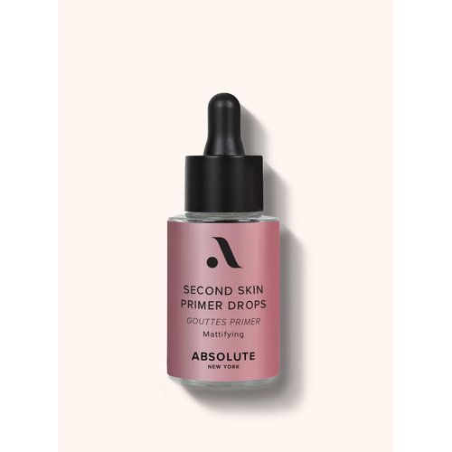 Absolute New York Mattifying Second Skin Primer Drops, Lightweight Makeup Primer for Flawless Complexion, Hydrating Formula, Pore Minimizing, Ideal for All Skin Types