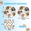 40PCS Dog birthday Party Supplies,Puppy Party Tableware for Kids Party Decorations