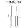Erinde Black Washable Metal Mascara, Waterproof Iron Wand Mascara, Brushless Metal Wand Mascara, Super Voluming Lash Extensions Iron Rod Mascara, Long Lasting Smudge-Proof No Flaking Tint
