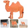 TOYANDONA 4PCS Camel Figurine Miniature Camel Figurines Playset Wildlife Bactrian Camel Camel Animal Model for Table Desktop Animal Figurine