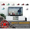 Forzacx Floating Shoe Display Set of 5, Sturdy Levitating Acrylic Shelf , Easy to Install Sneaker Shelves Storage, for Bedroom, Hallways etc - Display Your Top Shoes Maximize Wall Space
