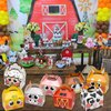Hpscdyo 24 Pack Farm Animal Party Favor Boxes, Farmhouse Themed Party Candy Goodie Treat Gift Boxes for Baby Shower Kids Birthday Party Decorations Supplies, 8 Designs