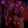 Konsait 20 Sheets Blacklight Tattoos for Kids Adults, Music Notes Body Face Glow Party Tattoos Waterproof Neon Temporary Tattoos for Boys Girls Women Birthday Gifts Glow Party Supplies