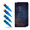POSEIDON V3 Tattoo Cartridge Needles 30Pcs with Membrane Safety Cartridges Disposable Tattoo Needle for Tattoo Artists Round Shader (1203RS)