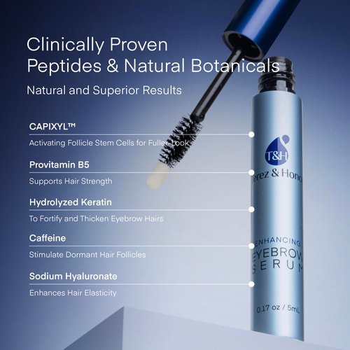 Eyebrow Growth Serum - Natural Eyebrow Serum and Enhancer for Thicker Brows and Grow Bows Faster, Longer, Fuller - 5mL