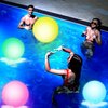 LovesTown 4PCS LED Beach Balls, 12" Light Up Beach Balls with Remote Control Glow Pool Balls Inflatable Beach Toy for Kids Summer Parties Pool Decorations