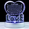 YWHL Gifts for Mom from Daughter, Mothers Day Gifts for Mom Unique, Mom Birthday Gifts from Daughter, Crystal Heart Keepsake Present for Mother on Christmas Valentine's Day Thanksgiving