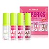 Lip Gloss,4Pcs Plumping Lip Oil, High Shine,Crystal Jelly Lipsticks, 12 Hours Hydrating, Non-Sticky, Tinted Lip Oil Lip Tint