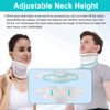 TANDCF Cervical Neck Brace Collar with Chin Support for Stiff Relief Cervical Collar Correct Neck Support Pain Bone Care Health(Size S)
