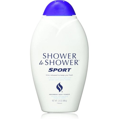 Shower To Shower Sport Absorbent Body Powder, 13 Oz (368 g)