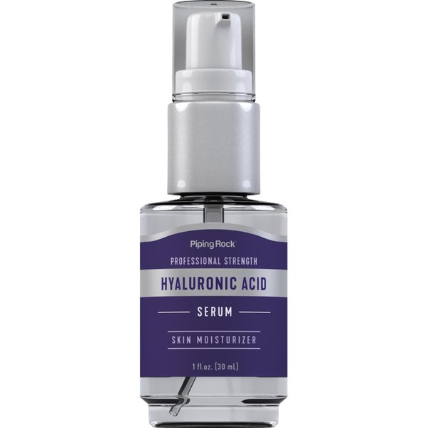 Piping Rock Hyaluronic Acid Serum for Face | 1 fl oz | Moisturizer for Skin and Body | Cruelty Free