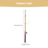 Toddmomy Miniature Dollhouse Fishing Pole Toy Fishing Pole Miniature Fishing Rod Mini Fishing Pole for Dollhouse Decorations