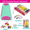 Rdfmy Friendship Bracelet Making Kit for Girls, Arts and Crafts Bracelets String Maker Kit for Kids Ages 8-12 Christmas Birthday Gifts Green
