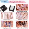 Vettsy Solid Nail Tips Glue Gel for Press on Nails Diamond Rhinestone Gel Super Adhesive Acrylic Fake Nail Tips Strengthen Natural Nails Beginners Art DIY Home Professional Gel Salon UV Cured (10g)
