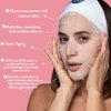 MISS SPA Face Mask Skin Care, Clear Skin Enzyme Peel Sheet Mask for Women, Exfoliating Sheet Mask for Acne, Blemish Free Skin, Biodegradable Cotton Sheet Mask, Dermatologist Tested, 4 Pack
