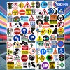 100 PCS Driver License Birthday Party Decorations Favors Supplies 16th 17th New Learner Driver Car Road Signs Traffic Lights Keys Temporary Tattoos Stickers Gifts Girls Boys Classroom School Prizes