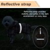 KOOLTAIL Dog Raincoat Hooded Slicker Poncho with Leash Hole, Dog Raincoat for Small Medium Dogs, Waterproof Dog Rain Jacket with Reflective Strip, Adjustable Breathable Plaid Puppy Rainwear-Beige