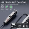 7d24hcare Beard Trimmer for Men - 5 in 1 Kit Electric Razor, Nose Hair Trimmer with LED Display, Cordless Mustache Body Face Grooming Kit, Waterproof Rechargeable Beard Shaver