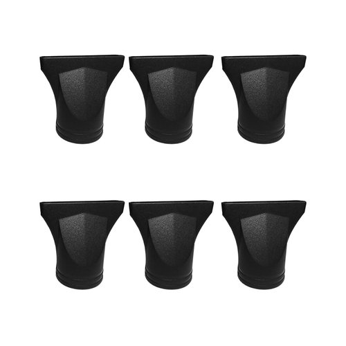 Healvian 6pcs Plastic Hair Dryer Diffuser,Reusable Hair Dryer Nozzle，Diffuser Nozzle Replacement,Flat Hair Drying Nozzle,Hair Dryer Attachments,Hairdressing Tool(Nozzle Diameter 4.5 cm)