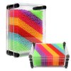 ZZF-LYA 3D Pin Art Toy - Unique Plastic Colorful Pin Art Board for Kids, 3.7 * 5''Desk Board Game Inspire Imagination 3D Pin Impression Sculpture Needle Toys for Children