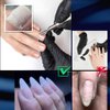 Cuticle Bit for Nail Drill, CORFULRA 3Pcs Nail Drill Bits Professional Carbide Bits for Nails Nail Buffer Bit Nail Trimer, Under Nail Cleaner Cuticle Remover Nail Prepare, Nail Supplies for Nail Techs