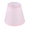 Aspen Creative 56005, Empire Uno Lamp Shade, Baby Pink, 5" Top x 8" Bottom x 7" Slant Height, Slip UNO 33mm