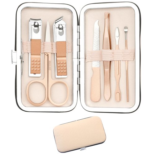 Stocking Stuffers for Women,Travel Nail Kit,Nail Clippers for Women,8 in 1 Manicure Kit for Women Christmas,Nail Care Set for Men Women Teens Parents Friends Colleagues Partners Gifts
