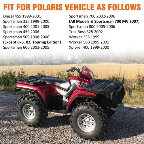 M MATI Front Left & Rear Brake Master Cylinder for Polaris Diesel 455 Sportsman 335 400 450 500 600 700 800 Trail Boss 325 Worker 335 500 Xplorer 400 2010238 1910301