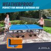 JOOLA Outdoor Weatherproof Table Tennis Net and Post Set - Waterproof 72" Regulation Size Ping Pong Screw On Clamp Net - Ideal for Indoor and Outdoor Use