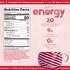 Perk Energy Original White Chocolate Peppermint Pretzel Drink Mix (20 Servings) - Gluten Free, Soy Free, Peanut Free