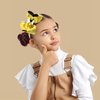 Pvoiue 1pc Adorable Bee-Themed Grosgrain Ribbon Polka Dots Bow Headband for Teen Girls - Soft, Elegant, and Versatile Hair Accessories for All Season