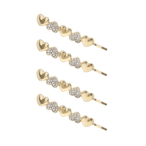 Ettika Hair Pins, Hair Accessories. Wedding Hair Accessories. Rhinestone Hair Pins. Gold Tone Metal String Me Along Hair Pins Set