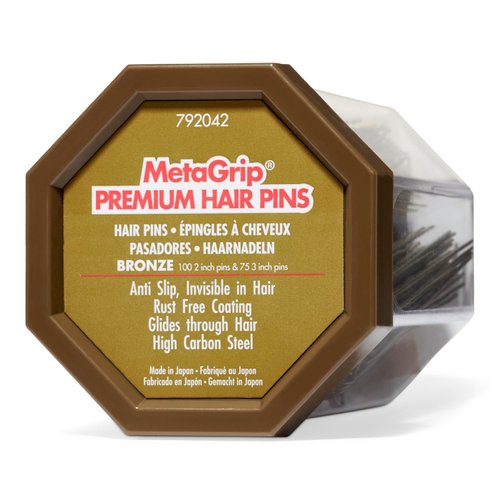 MetaGrip Premium Hair Pins Bronze