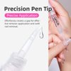 Curvlife New 3 IN 1 Nail Glue Remover Pen, Nail Glue Remover For Press On Nails, Click&Remove Pen Design, Not for Gel Polish Base Coat, For Fake Nails Debonder Adhessive Remover Acetone-free, 5ml