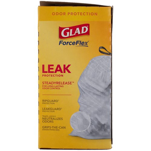 CLOROX Glad Tall Kitchen Bags 13 Gal. 0.90mil White 40 Bags/Box