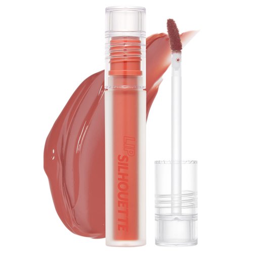 I'M MEME Lip Silhouette Gloss Tint - 02 Newtro Coral | Best Tinted Lip Gloss, Highly Pigmented, Long Lasting, Hydrating & Moisturizing, Light-weight, Glossy Finish, Buildable, Makeup, 4g