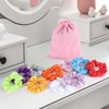 10PCS LED Hair Scrunchies with Light Modes for Girls, Premium Elastic Bands with Gift Bag - Glowing Hair Rings, Great Holiday Headwear