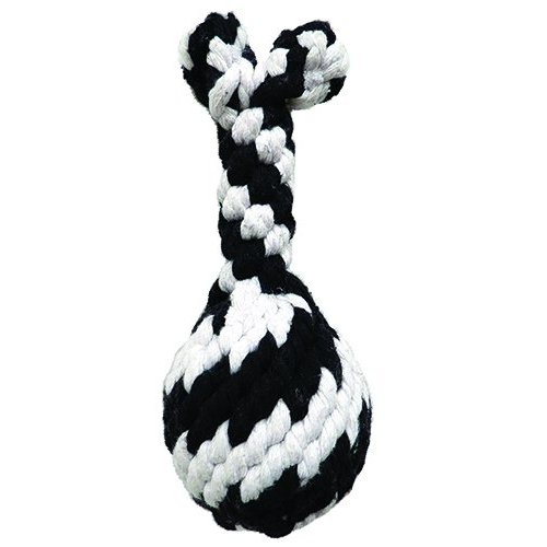 212 Main Small Super Rope Drumstick with Squeaker Dog Toy- - 6.5 in.