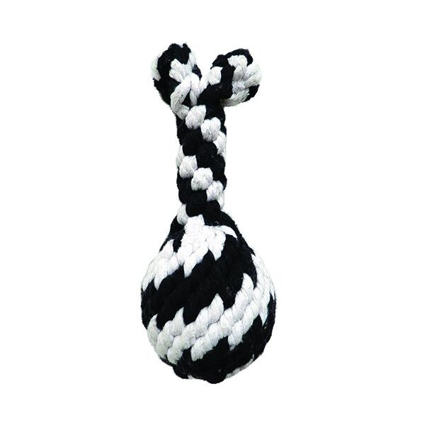 212 Main Small Super Rope Drumstick with Squeaker Dog Toy- - 6.5 in.