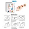 220 Pieces Cute Snowman Temporary Tattoos Stickers,20 Sheets Christmas Winter Snowman Themed Tattoos Stickers Party Decoration Supplies Party favors for Kids Adults