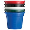 Little Giant® Round Plastic Utility Bucket | Durable & Versatile Feeder Bucket with Handles | Bucket for Cleaning | 10 Quarts | Red