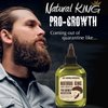Natural King Pro-growth Castor Hair & Beard Oil 7.1 oz and 2.5 oz. Travel Size (2-PC Set)
