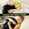 Dragon Plush Toy-16'' Black Dragon Stuffed Animal, Cool Plushie Stuffed Animals Giant Dragon Plush, Cute Black Dragon Pillow Hugging Pillow Cushion Soft Kawaii Plush Toy Big Stuffed Animals
