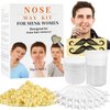 Nose Wax Kit from CoFashion - 50g Wax for Hair Removal, 20 Applicators, 10 Paper Cups for Nose and Ear Waxing