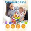 kecristv Montessori Toys for 1 Year Old Girls Boys, Baby Sorter Toys Learning Activity Cube, 1 Year Old Girl Boy Birthday Gifts, Baby Toys 6-12-18 Months, 7-in-1 Developmental Learning Toys
