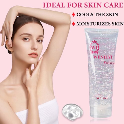 Cooling Gel for Hair Removal Facial Hair Removal Gel Water Base Facial Body Skin Care Cooling Gel for Women and Men