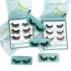 GOO GOO Eyelashes 3D Mink Fur, Fake Lashes 25mm Dramatic Long 1 Style 3 Pairs/set Natural Siberian False Eyelashes Hand Made Strips Lashes Fluffy Full Reusable Mink Eyelashes