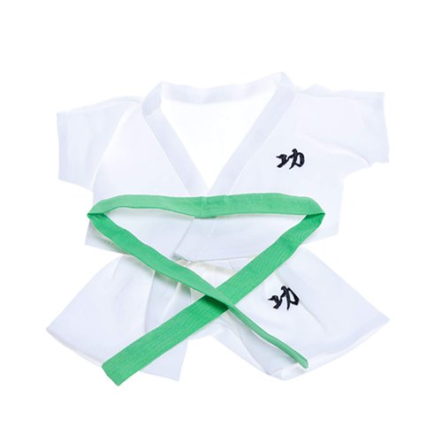 Karate Outfit with 6 Colored Belts Fits Most 8"-10" Webkinz, Shining Star and 8"-10" Make Your Own Stuffed Animals and